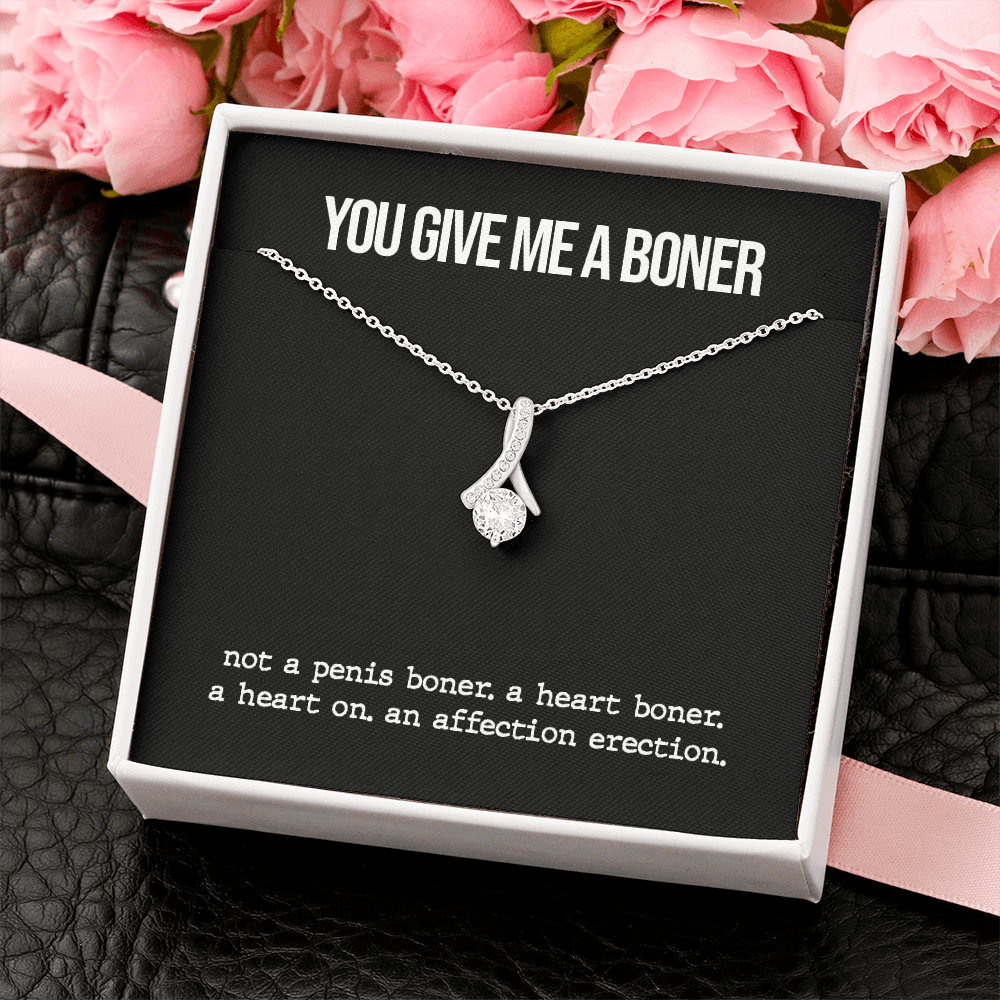 Wife, Soulmate, Girlfriend Necklace - Funny Boner Alluring Beauty Necklace, Birthday Gift, Anniversary Gift, Alluring Beauty Necklace