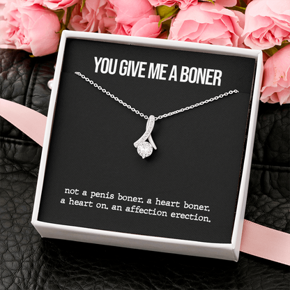 Wife, Soulmate, Girlfriend Necklace - Funny Boner Alluring Beauty Necklace, Birthday Gift, Anniversary Gift, Alluring Beauty Necklace