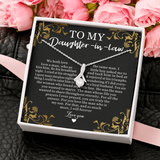 To My Daughter-In-Law You are the woman who found my little boy Alluring Necklace LX336D
