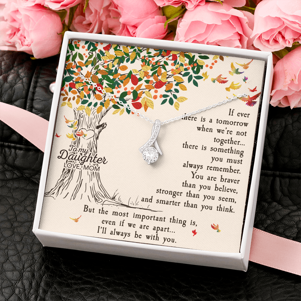 To My Daughter | Be With You  Alluring Beauty Necklace | Gift for Daughter from Mom