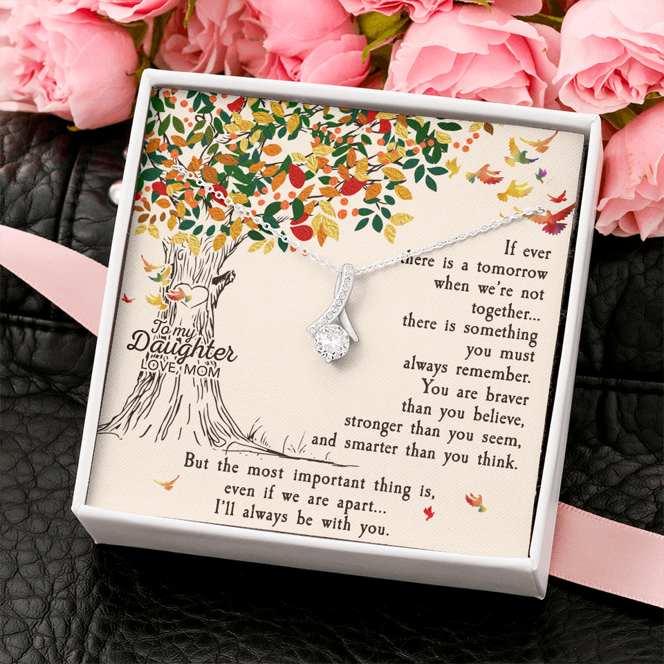 To My Daughter | Be With You  Alluring Beauty Necklace | Gift for Daughter from Mom