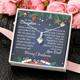 To My Daughter | Merry Christmas |  Alluring Beauty Necklace