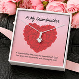 To My Grandmother Alluring Beauty Necklace