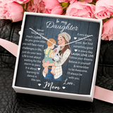 Daughter Gift from Mom | Laugh Love Live | Alluring Beauty Necklace