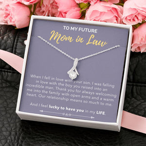 Lucky To Have You - Gift For Mother In Law Alluring Necklace