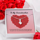 To My Grandmother Alluring Beauty Necklace