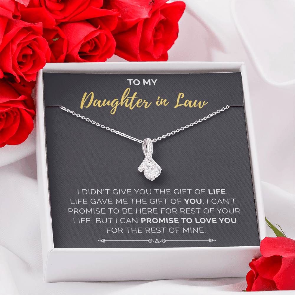 Gift Of Life - Gift For Daughter In Law Alluring Necklace