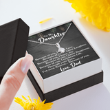 To My Daughter | Because Of You |  Alluring Beauty Necklace