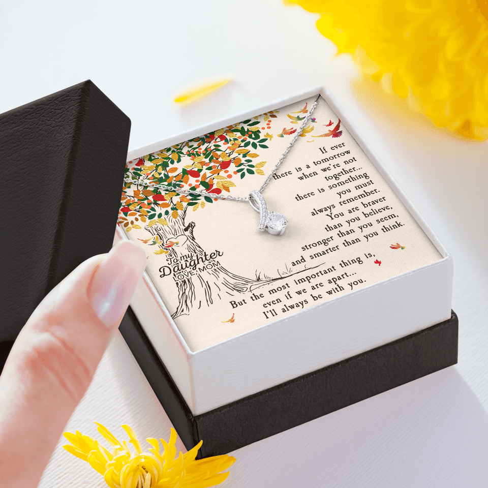 To My Daughter | Be With You  Alluring Beauty Necklace | Gift for Daughter from Mom