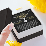 To My Beautiful Daughter - I Closed My Eyes - Alluring Beauty Necklace