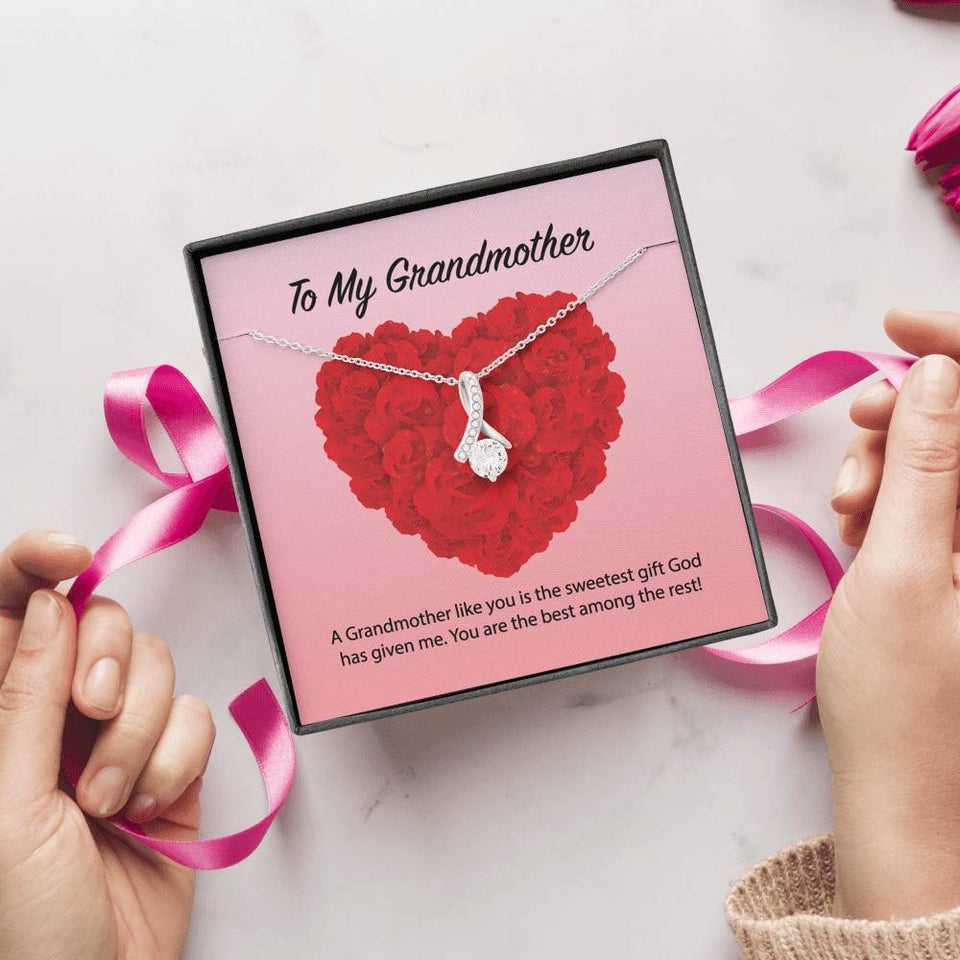 To My Grandmother Alluring Beauty Necklace