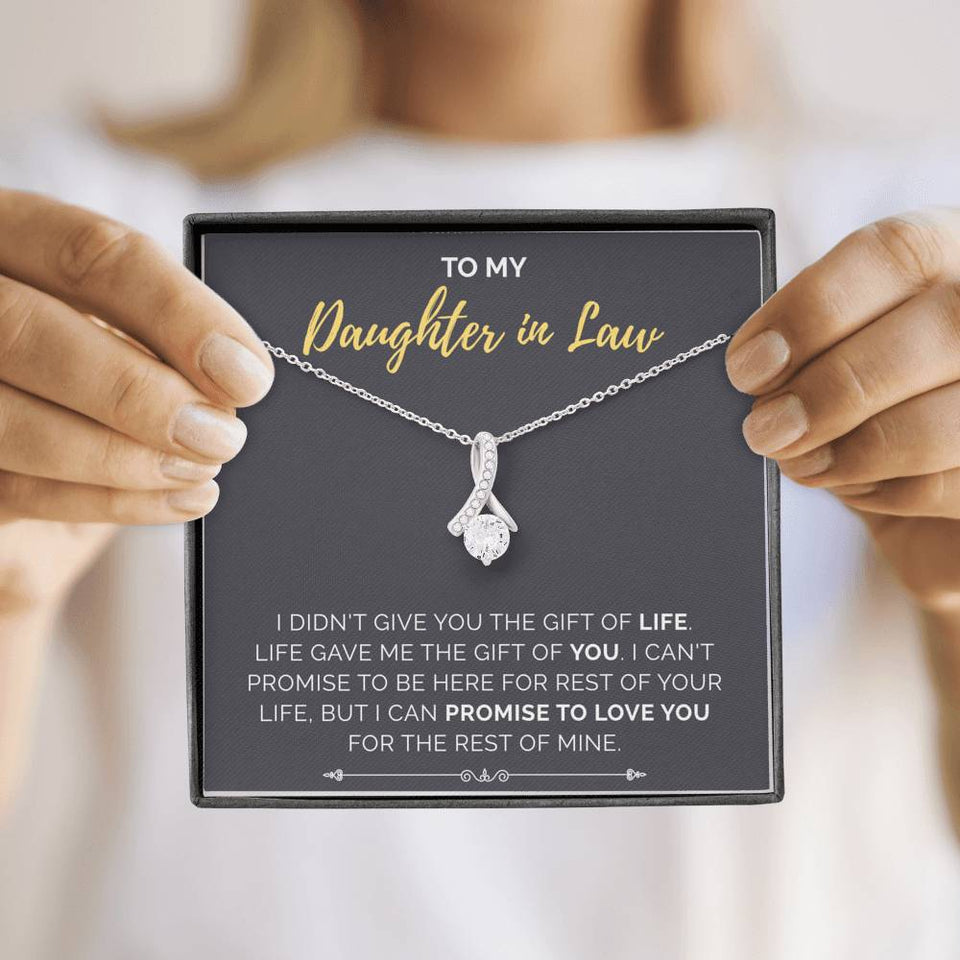 Gift Of Life - Gift For Daughter In Law Alluring Necklace