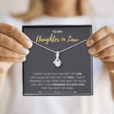 Gift Of Life - Gift For Daughter In Law Alluring Necklace