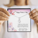 To The Best Mom Ever Alluring Beauty Necklace