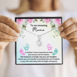 To An Amazing Mana - A Mother's Heart Expands To Hold And Nurture - Alluring Necklace, Alluring Beauty Necklace