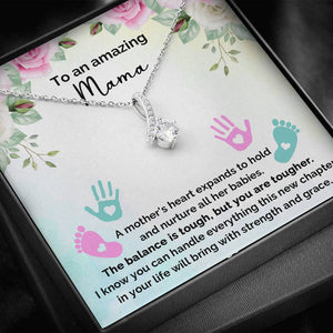 To An Amazing Mana - A Mother's Heart Expands To Hold And Nurture - Alluring Necklace, Alluring Beauty Necklace