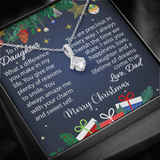 To My Daughter | Merry Christmas |  Alluring Beauty Necklace