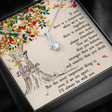 To My Daughter | Be With You  Alluring Beauty Necklace | Gift for Daughter from Mom