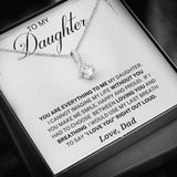 I would use my last breath to say I love you, Alluring Beauty Necklace Gift for Daughter, Necklace for Daughter, Necklace for Birthday