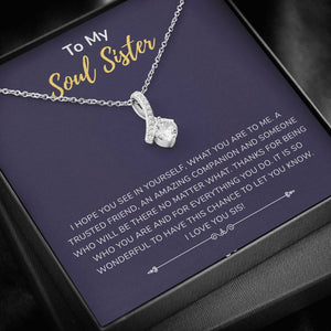 Amazing Companion - Gift For Soul Sister Alluring Necklace