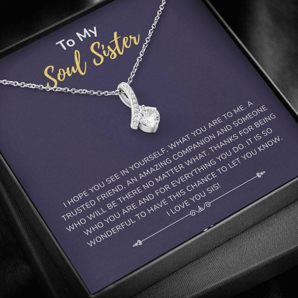 Amazing Companion - Gift For Soul Sister Alluring Necklace
