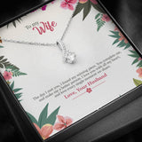 You Complete Me - Gift For Future Wife Alluring Necklace
