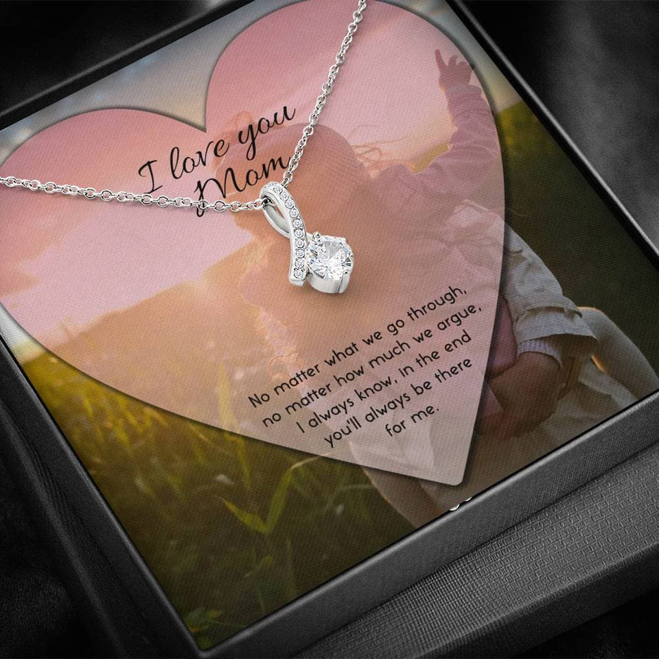 To Mom No Matter What Alluring Beauty Necklace