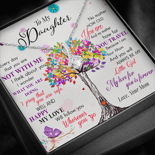 To My Daughter | My Love For You | Gift for Daughter from Mom Alluring Beauty Necklace