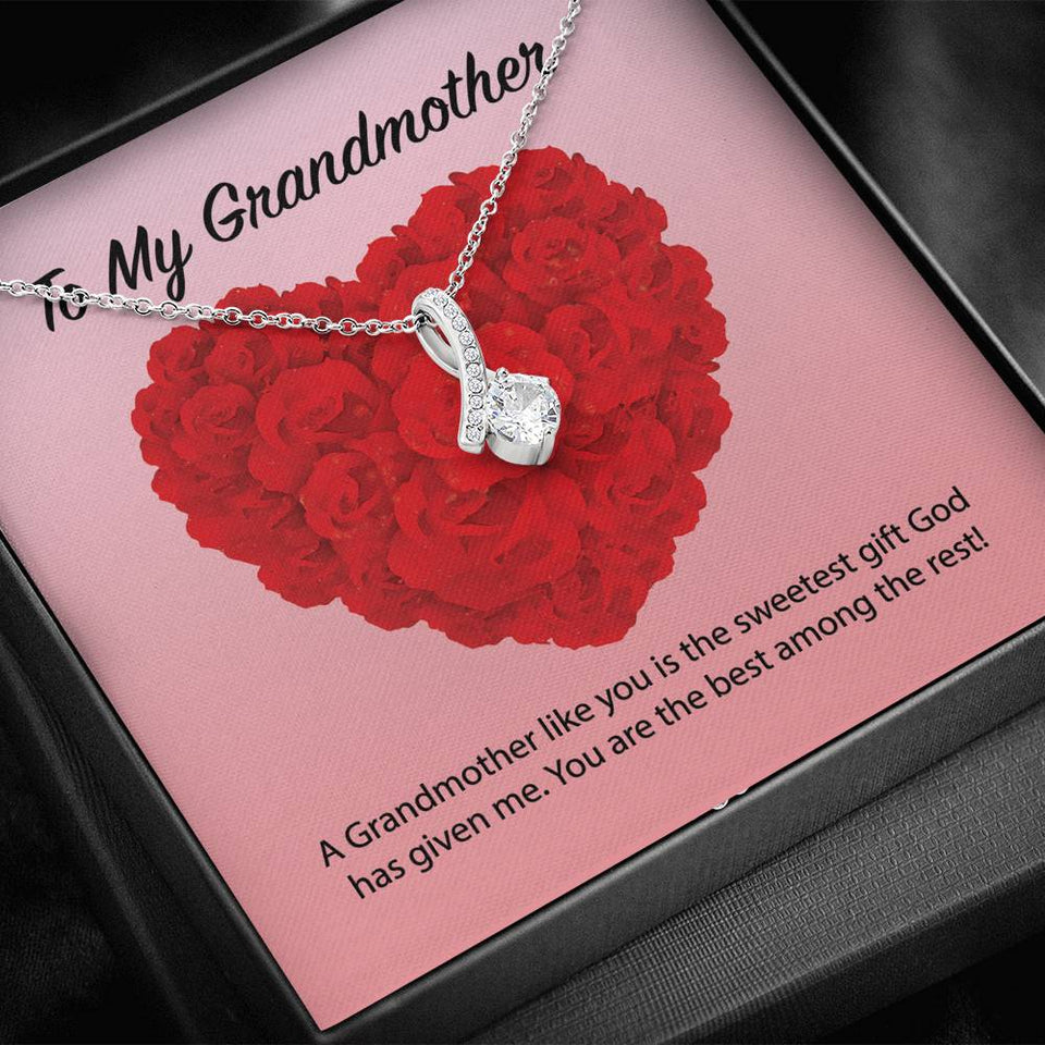 To My Grandmother Alluring Beauty Necklace