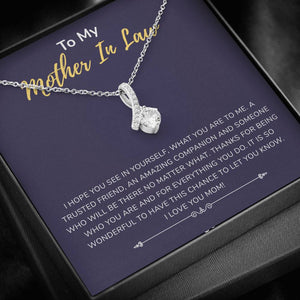 Amazing Companion - Gift For Mother In Law Alluring Necklace