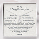 Daughter-In-Law Necklace, To My Daughter-In-Law Necklace for You Love The Man Who is My Son, Necklace for Daughter-In-Law, Alluring Beauty Necklace
