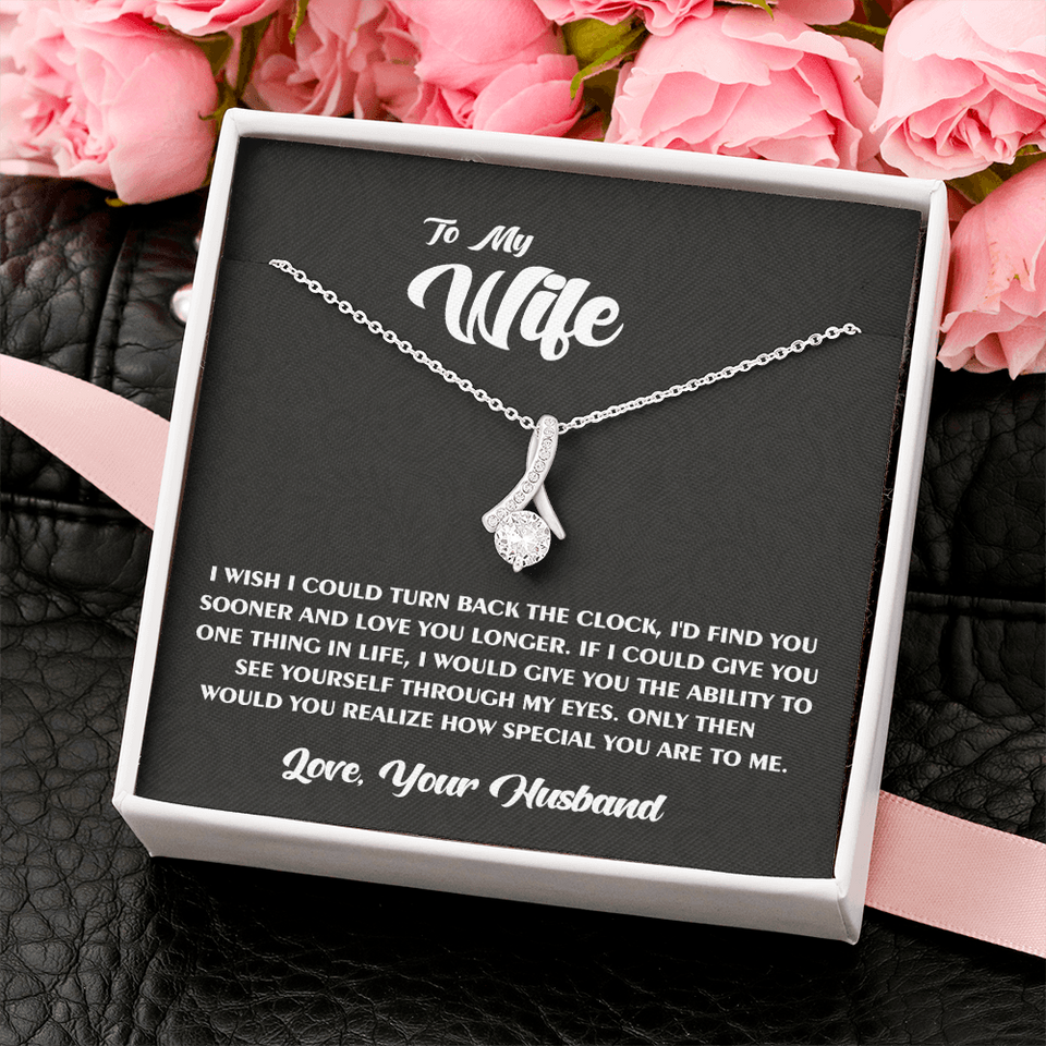 To My Wife Alluring Beauty Necklace Beautiful Necklace For Wife You Are Special To Me Anniversary Wedding Gift for Wife