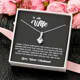 To My Wife Alluring Beauty Necklace Beautiful Necklace For Wife You Are Special To Me Anniversary Wedding Gift for Wife