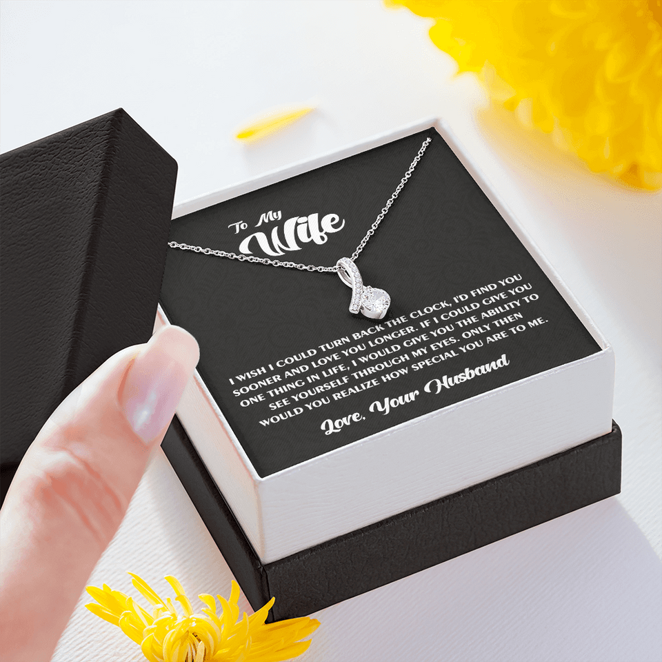 To My Wife Alluring Beauty Necklace Beautiful Necklace For Wife You Are Special To Me Anniversary Wedding Gift for Wife