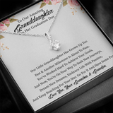 To Our Amazing Granddaughter On Her Graduation - Necklace for Granddaughter, Alluring Beauty Necklace