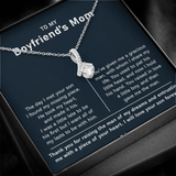 To My Boyfriend's Mom Necklace - Thank You For Raising The Man Of My Dreams - Alluring Beauty Necklace
