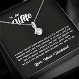 To My Wife Alluring Beauty Necklace Beautiful Necklace For Wife You Are Special To Me Anniversary Wedding Gift for Wife