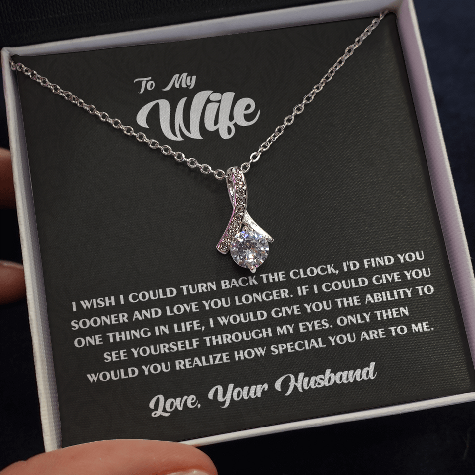 To My Wife Alluring Beauty Necklace Beautiful Necklace For Wife You Are Special To Me Anniversary Wedding Gift for Wife