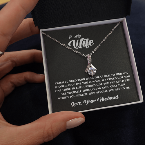 To My Wife Alluring Beauty Necklace Beautiful Necklace For Wife You Are Special To Me Anniversary Wedding Gift for Wife