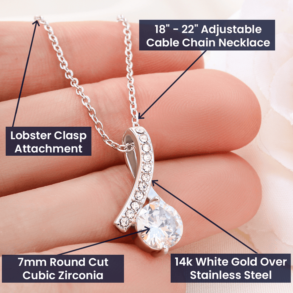 To My Beautiful Wife - Anniversary - Alluring Love Pendant
