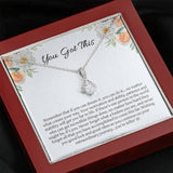 Graduation Necklace Gift - You Got This - You Can Dream It, You Can Do It - College, High School, Senior, Master Graduation Gift - Class of 2022 Alluring Beauty Necklace - LX036F