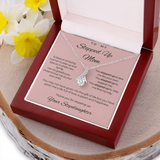 Gorgeous Necklace for Step Mom from Stepdaughter, Alluring Beauty Necklace for Step Mom