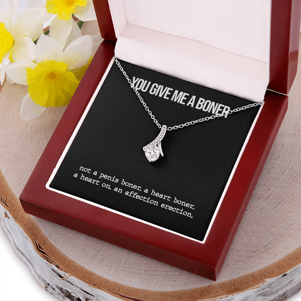 Wife, Soulmate, Girlfriend Necklace - Funny Boner Alluring Beauty Necklace, Birthday Gift, Anniversary Gift, Alluring Beauty Necklace