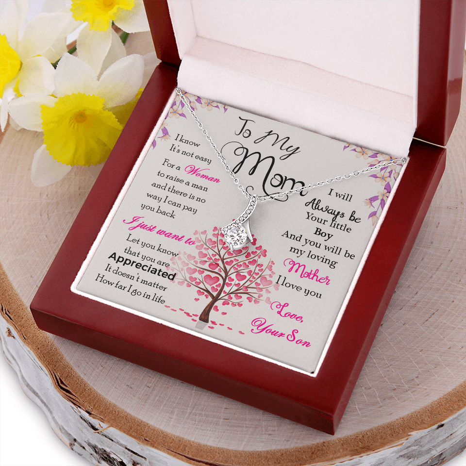 To My Mom | Raise A Man |  Alluring Beauty Necklace