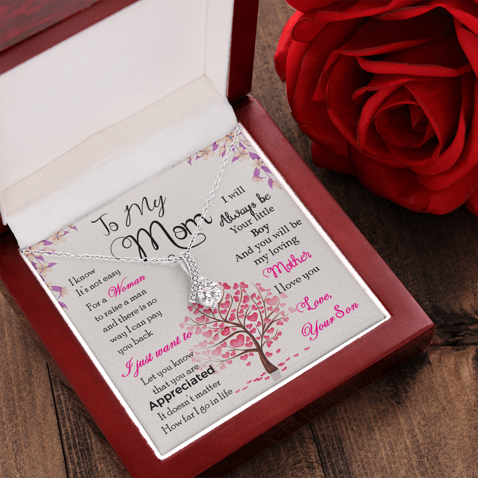 To My Mom | Raise A Man |  Alluring Beauty Necklace