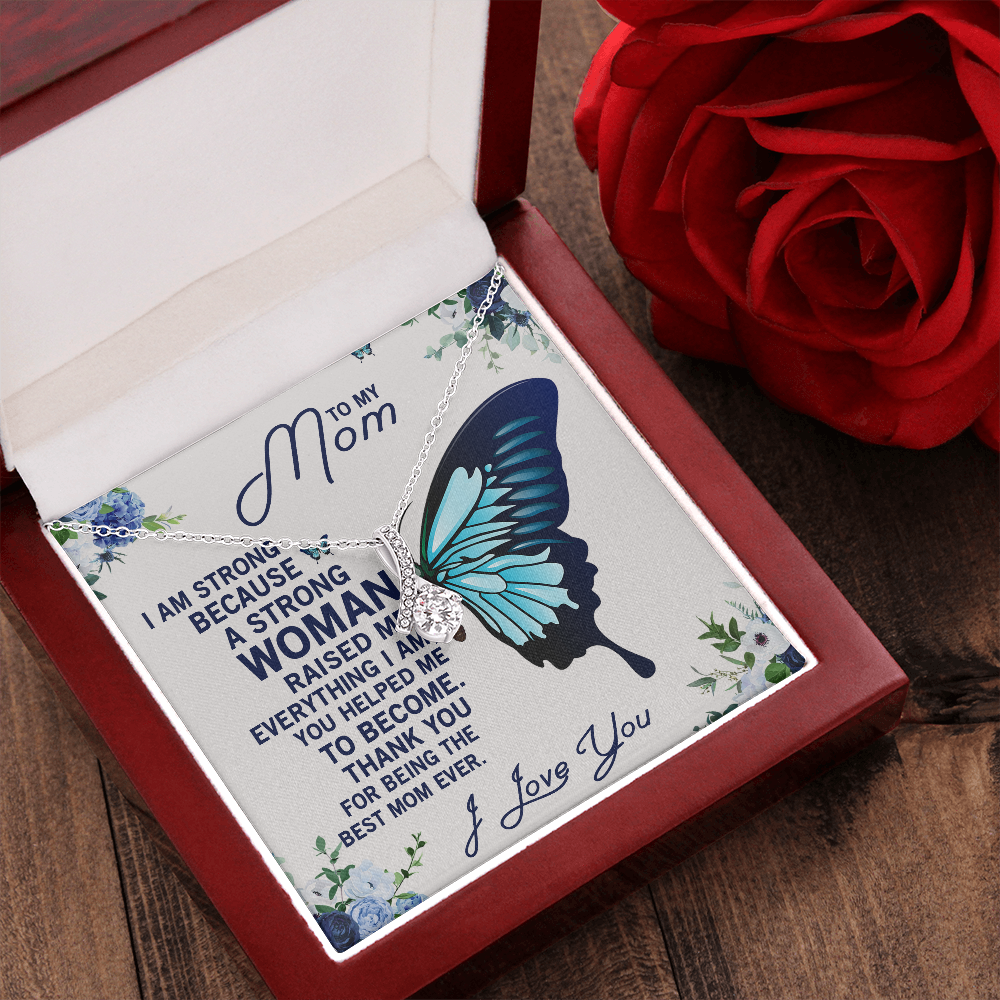 To My Mom | A Strong Woman | Alluring Beauty Necklace