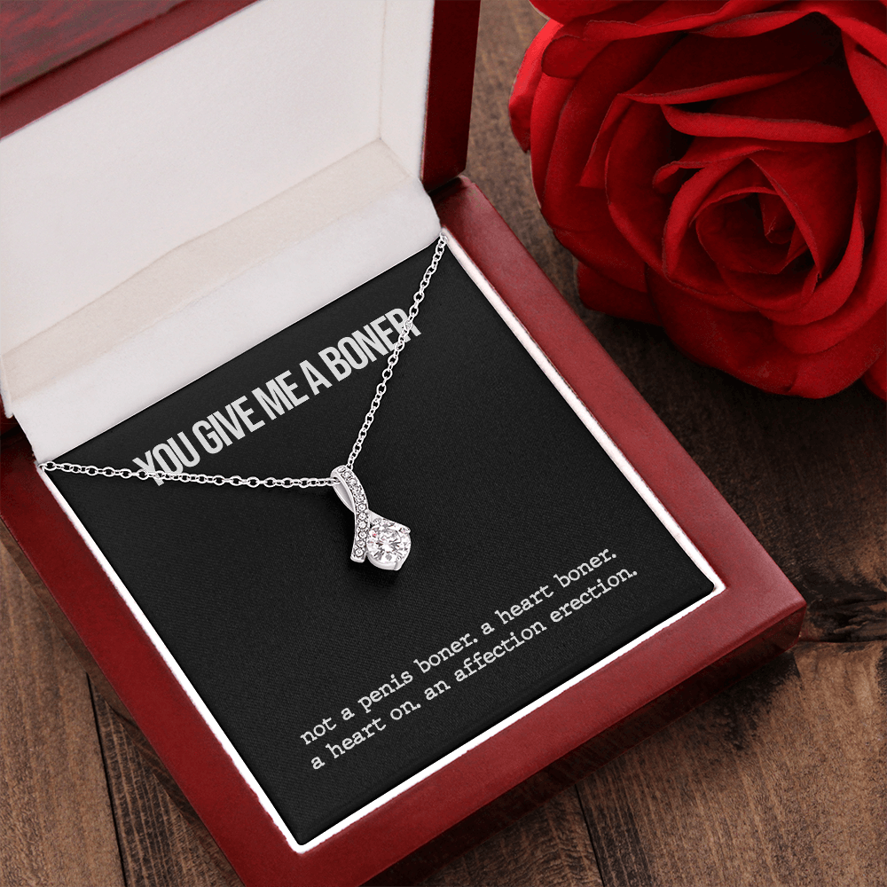Wife, Soulmate, Girlfriend Necklace - Funny Boner Alluring Beauty Necklace, Birthday Gift, Anniversary Gift, Alluring Beauty Necklace