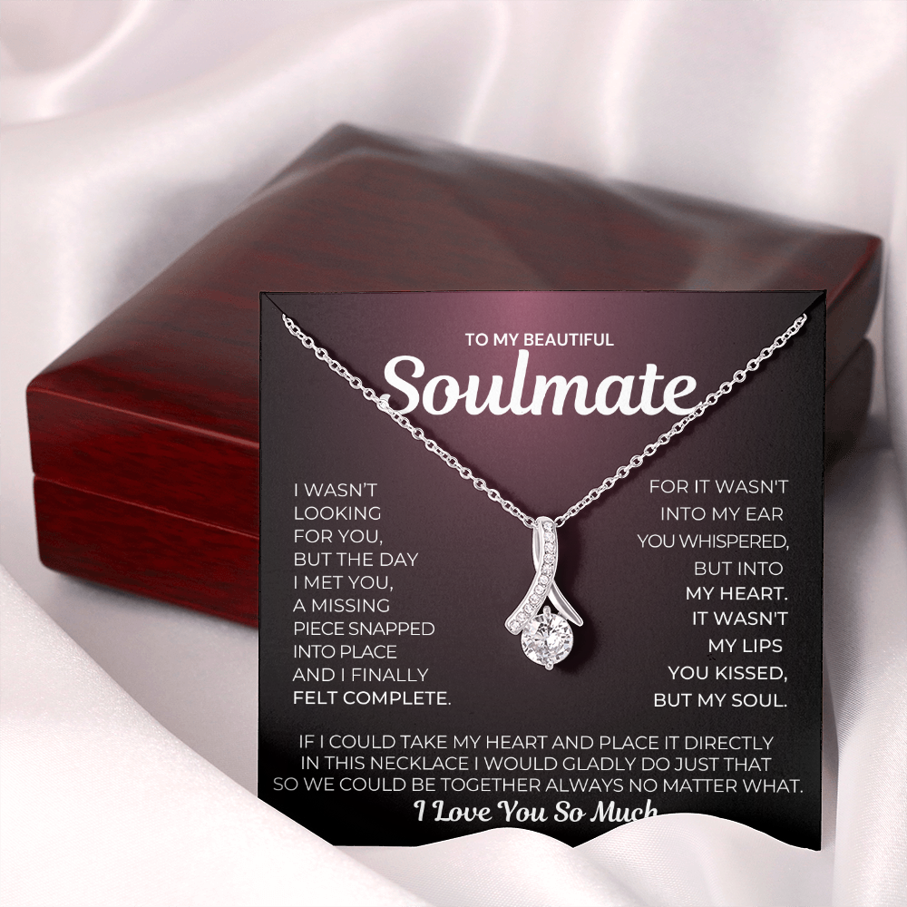 Pamaheart- Alluring Beauty Necklace- Kissed my soul Carry my Heart Necklace | Limited Edition - Grabs Yours Now!, Gift For Wife, Christmas