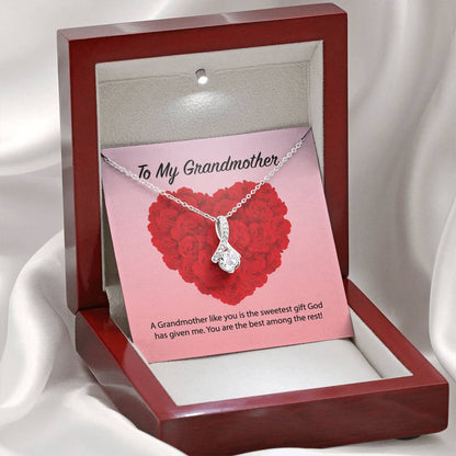 To My Grandmother Alluring Beauty Necklace