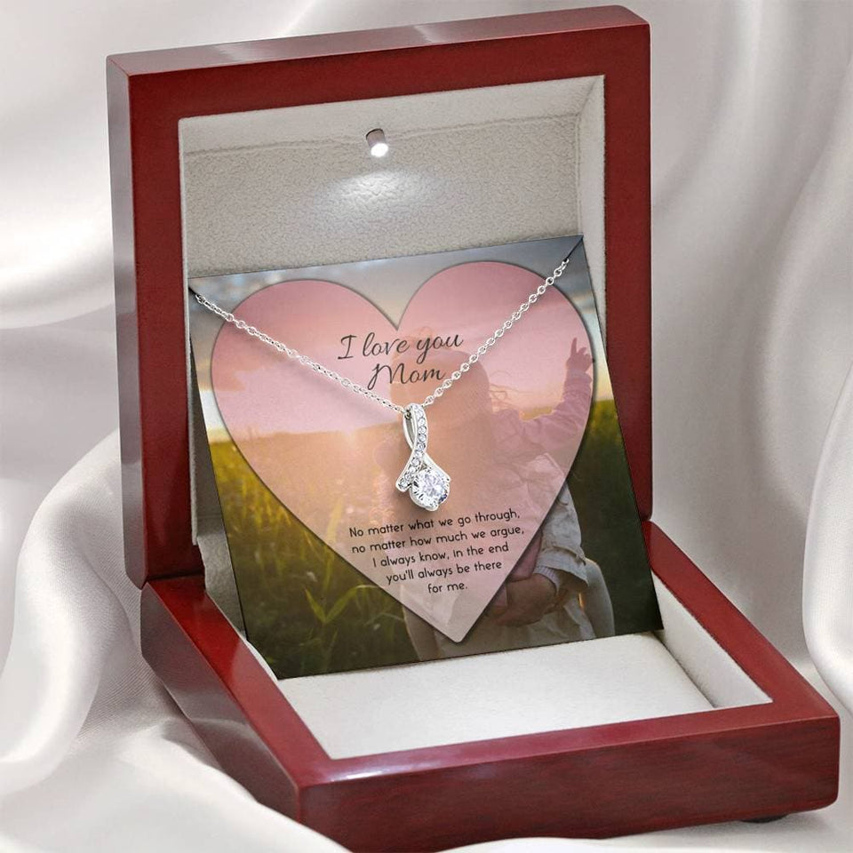 To Mom No Matter What Alluring Beauty Necklace